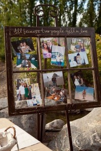 21 Fabulous wedding photo display ideas reception