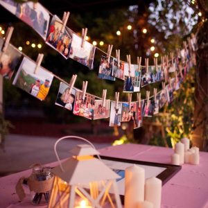 21 Fabulous wedding photo display ideas reception