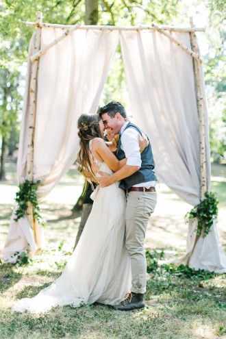 Rustic Summer Wedding from Maria Lamb Photography