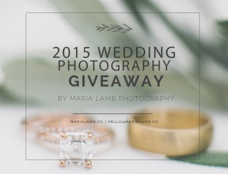 wedding giveaway from Maira Lamb Photography | more fabmood.com