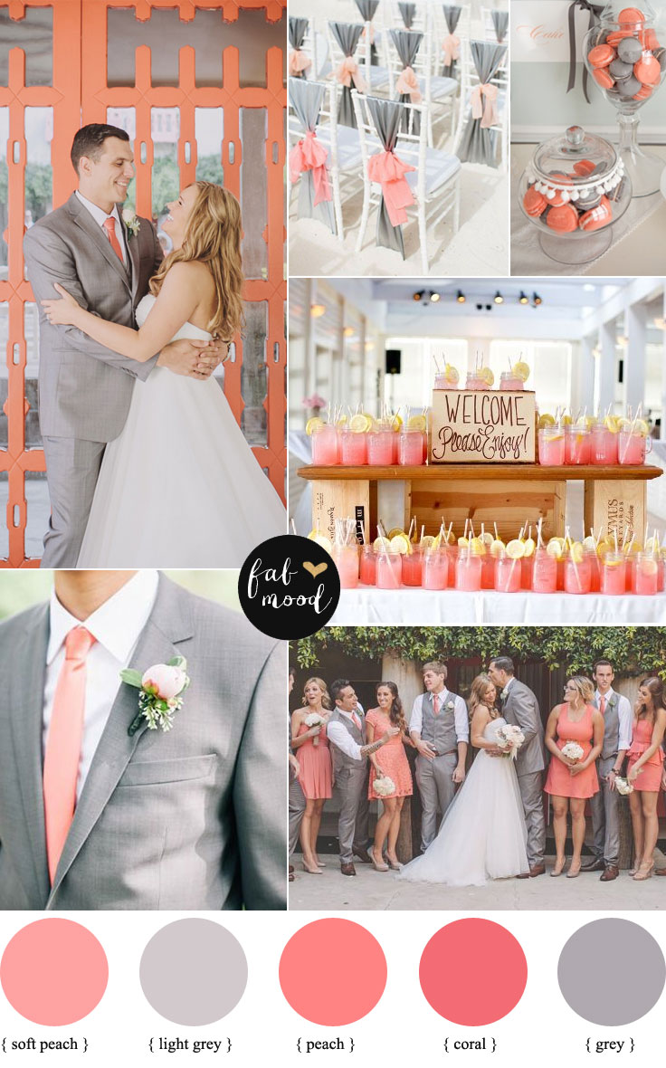 10 Peach Wedding Colours For Any Wedding Theme 1 - Fab Mood