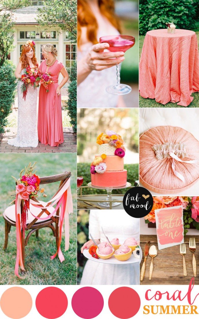 Coral Wedding Color Combos Color Schemes For Summer 7930