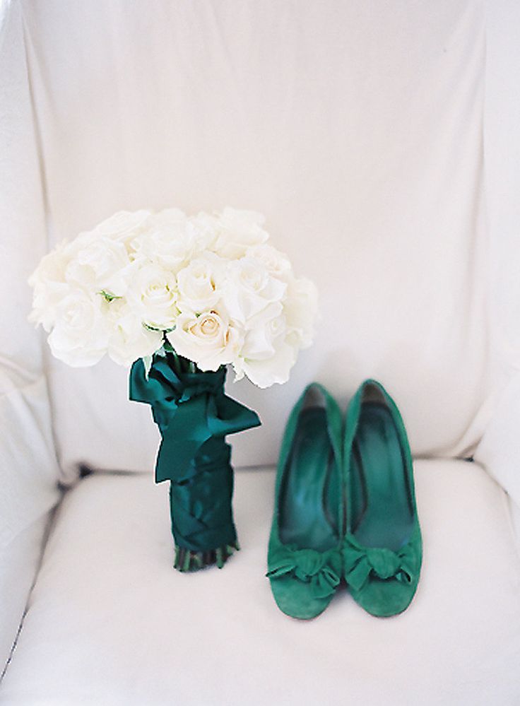 dark green wedding shoes
