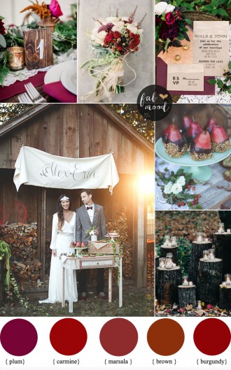 Autumn Rustic Woodland Wedding Inspiration