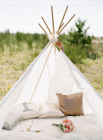 Bohemian Beach Wedding Palettte { Peach And Sage Colour