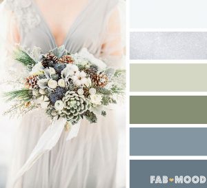 12 Winter wedding color Palettes | Winter wedding color Ideas