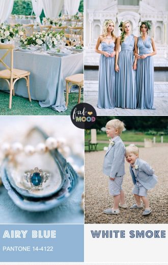 Pantone Airy Blue Wedding Colour { Pantone Color Fall 2016 }