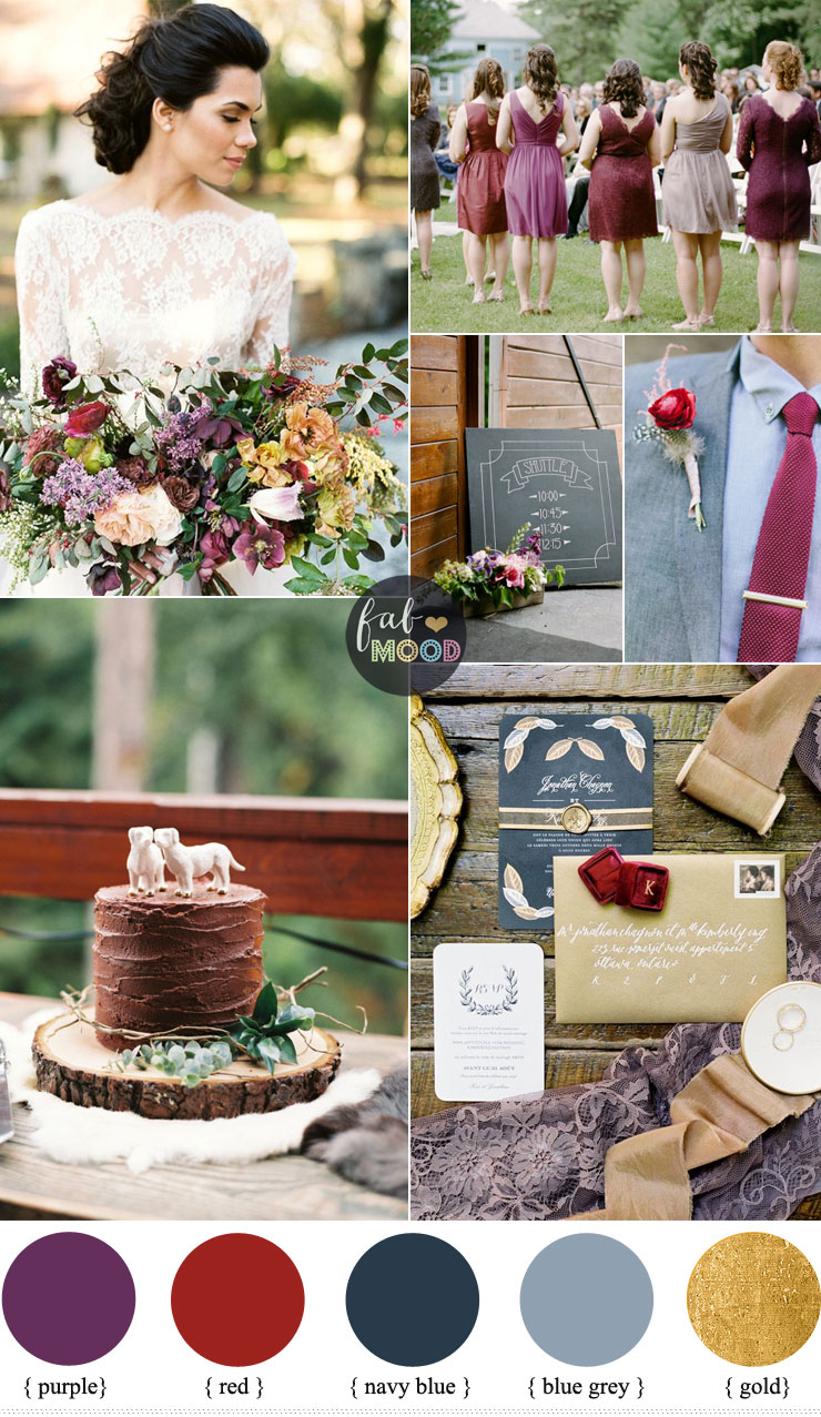 A Stylish Rustic Autumn Wedding Theme In Shades of Autumn Colours