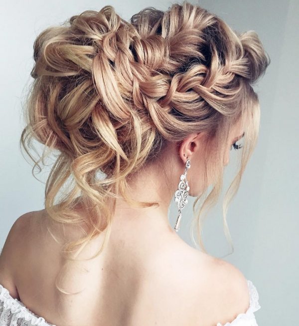 Beautiful Braided wedding hairstyle for long hair | Wedding Hairstyle