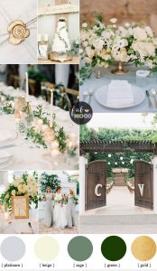 Gold and Green Wedding Colours Perfect For An Elegant,Fresh, Natural ...