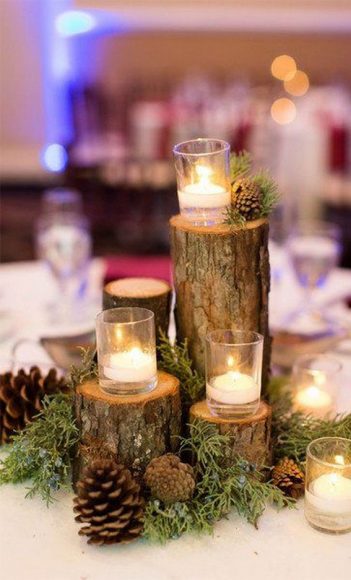 Rustic Winter Wedding in shades of neutral { Warm Taupe + Brown