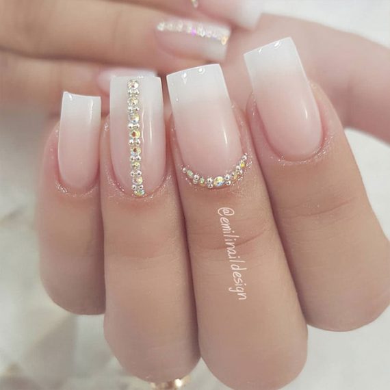 100 Beautiful Wedding Nail Art Ideas For Your Big Day 1 Fab Mood Wedding Color Haircuts 3508