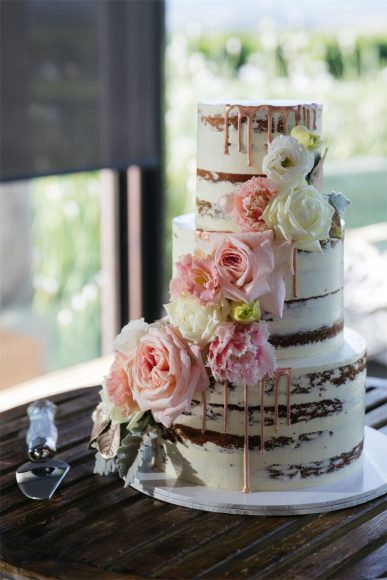 Rose Pink and Rose Gold For Warm Rustic Italian Inspired Wedding