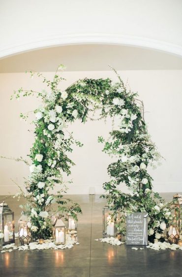 Beautiful Floral Wedding Arches To Swoon Over, Wedding Arbor flowers