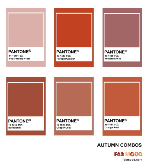 Rust color combinations for autumn wedding,what color looks best with rust