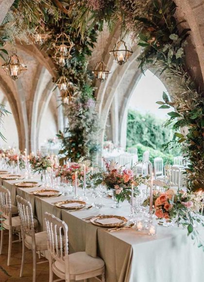 45 Ways To Dress Up Your Wedding Reception Tables 1 - Fab Mood ...