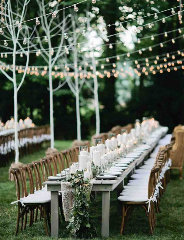 45 Ways To Dress Up Your Wedding Reception Tables 1 - Fab Mood