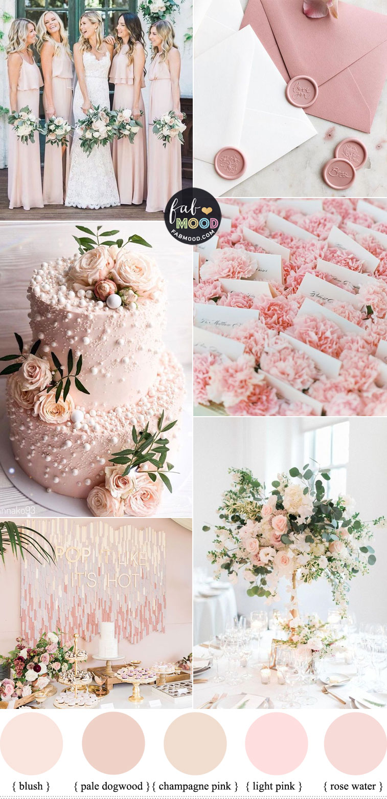 Pink Colour Palettes To Inspire Your Wedding Style | vlr.eng.br