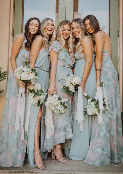 14 Spring 2020 Bridesmaid Dresses, mismatched bridesmaid dresses