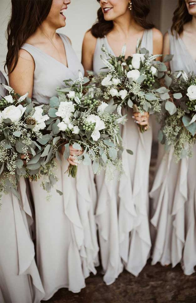 eucalyptus color bridesmaid dress