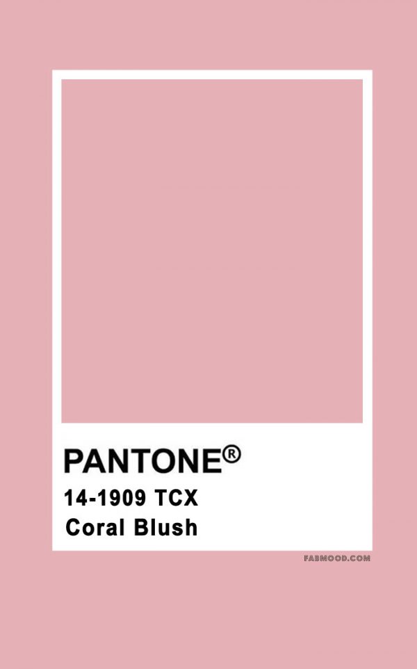 Pantone Coral Blush 14 1909 1 Fab Mood Wedding Color Haircuts