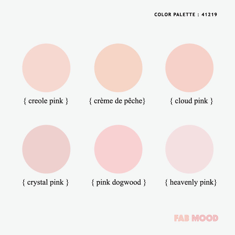 Light Pink Color Palette