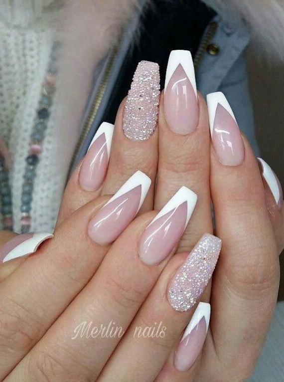 10 French Tip Nails Inspired - Spring Nail trends to wear now, French Nails