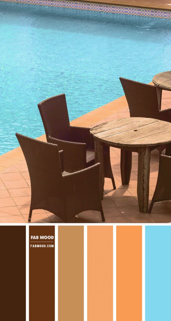 Brown, Terracotta and Turquoise Color Scheme – Color Palette #66 1