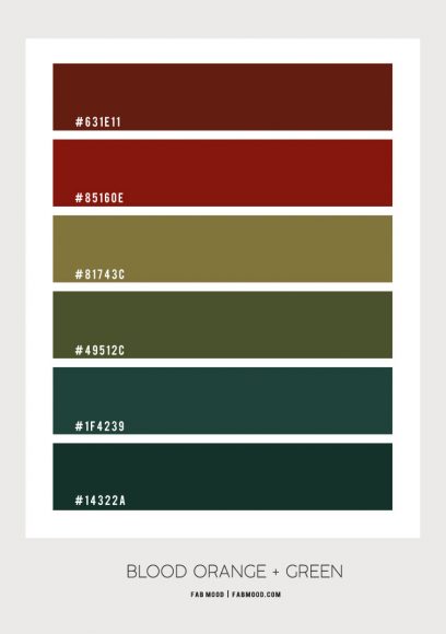 Blood Orange Color Scheme – Color Palette #61 1 - Fab Mood | Wedding ...