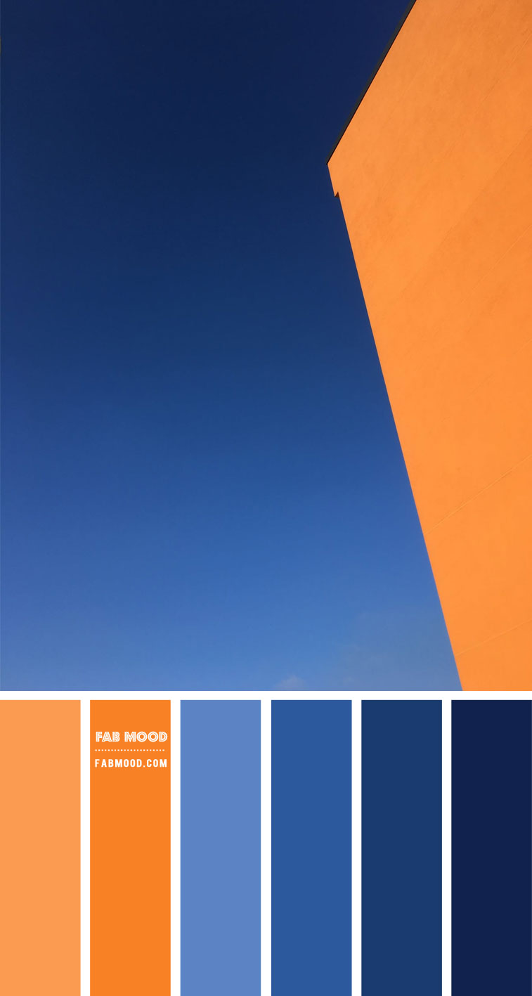 Blue and Orange Color Scheme – Color Palette #75 1 - Fab Mood