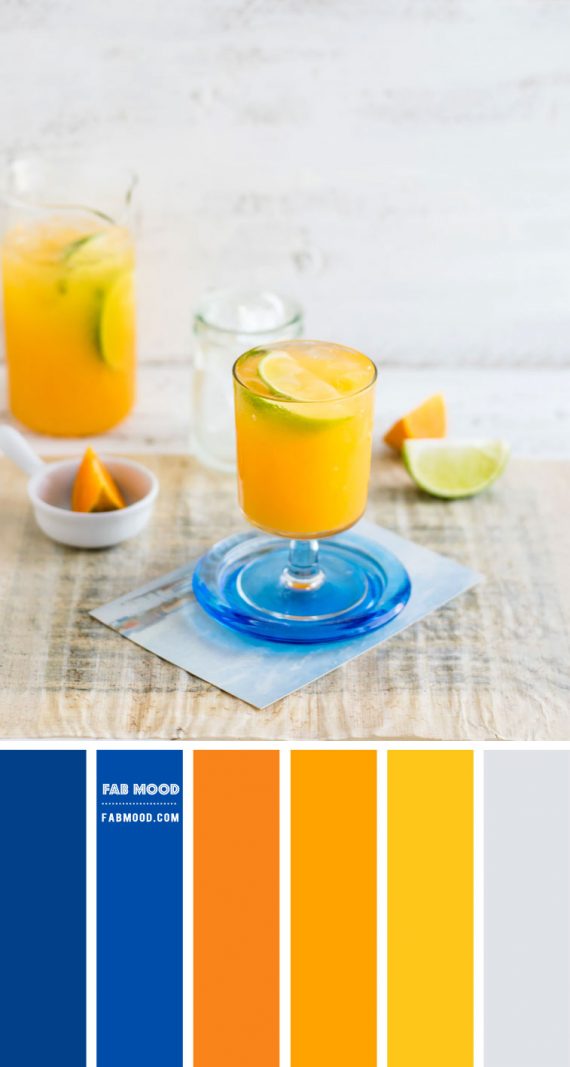 Cobalt Blue, Orange and Yellow Color Scheme – Color Palette #71 1 - Fab ...