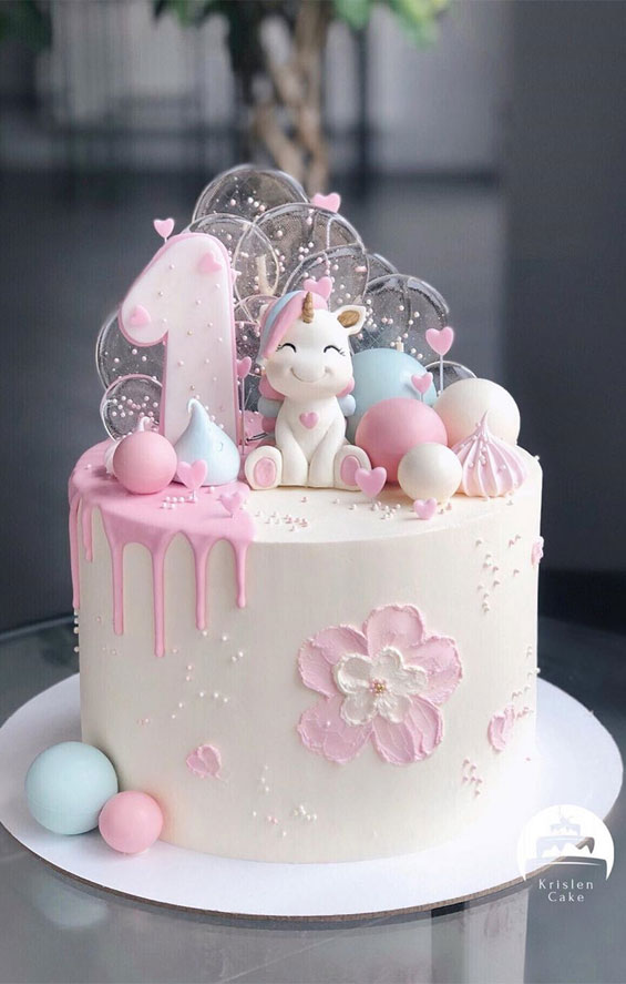 15 The Cutest First Birthday Cake Ideas, 1st birthday cakes - First BirthDay Cake 2