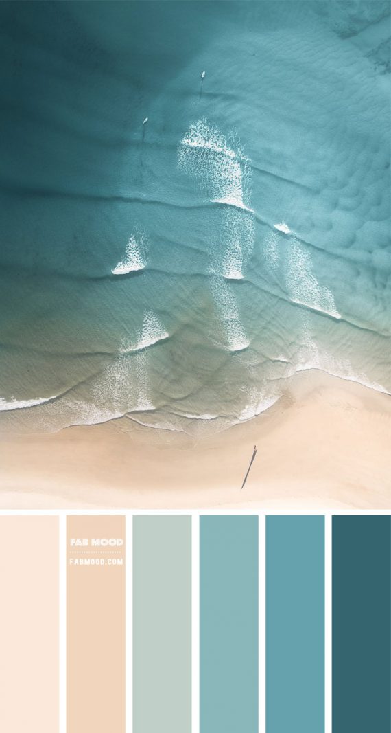 Green Ocean and Warm Taupe Color Scheme – Color Palette #76 1 - Fab ...