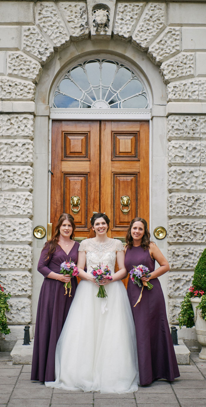 purple bridesmaid dresses, bridesmaid in berry shades, london wedding , mayfair wedding , summer wedding , summer wedding in london, church wedding , july wedding