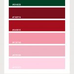 Red Pink White Color Palette