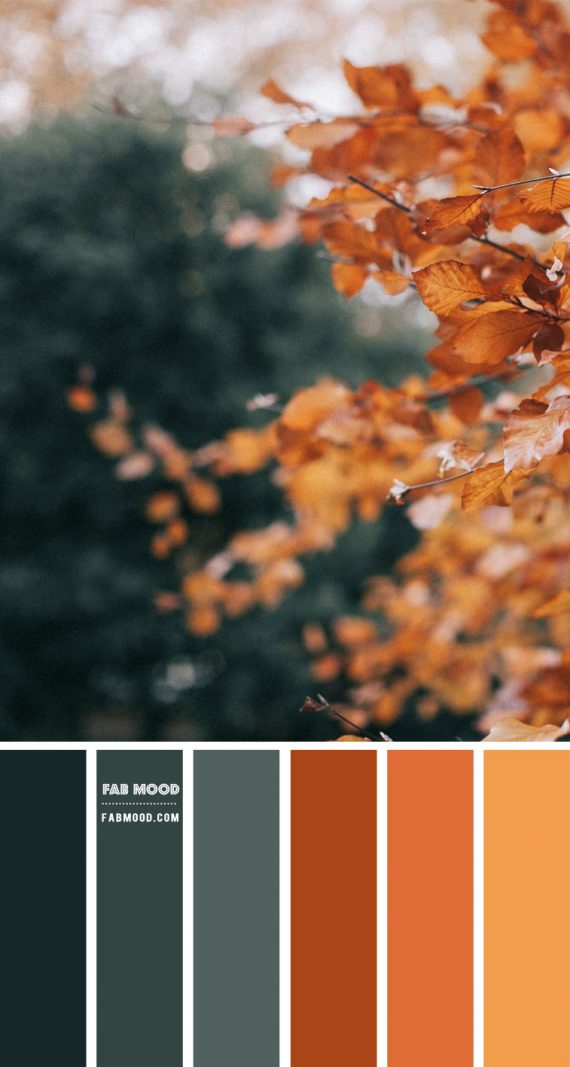 Brown, Green and Orange Colour Scheme – #ColourPalette 110 1 - Fab Mood