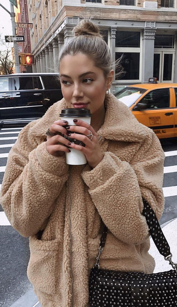 12 Teddy Coats That's Worth To have For Cute & Cosy Vibes All Winter 1 -  Fab Mood