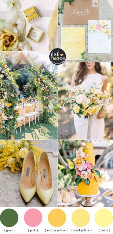 Yellow Wedding Color Combination Fab Color Trends 2021