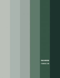 Shades of Green Colour Scheme – Colour Palette | Famood