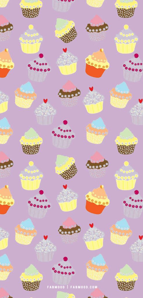 Cute cupcake wallpaper designs for phone, Cupcake Wallpaper aesthetic