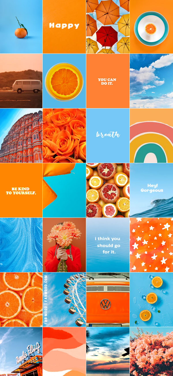25+] Orange And Blue Wallpapers - WallpaperSafari