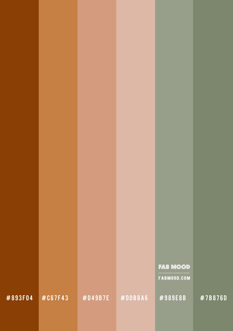 bohemian color palette