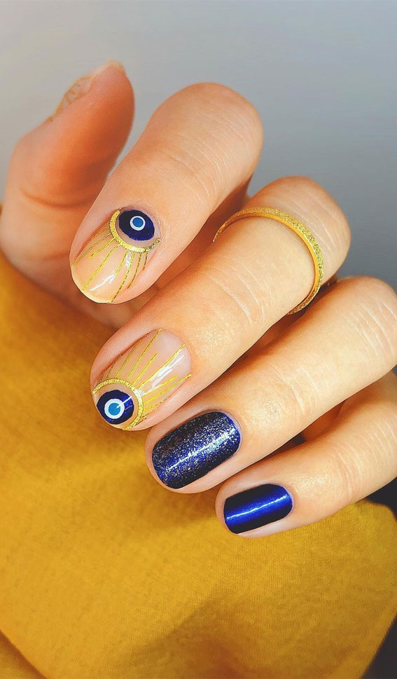 evil eye blue nail tip, summer nails, evil eye white nails, evil eye acrylic nails, evil eye nails, evil eye nails coffin, pink evil eye nails, black evil eye nails, blue evil eye nails, evil eye nails long, evil eye french nails, simple evil eye nails, evil eye nails short