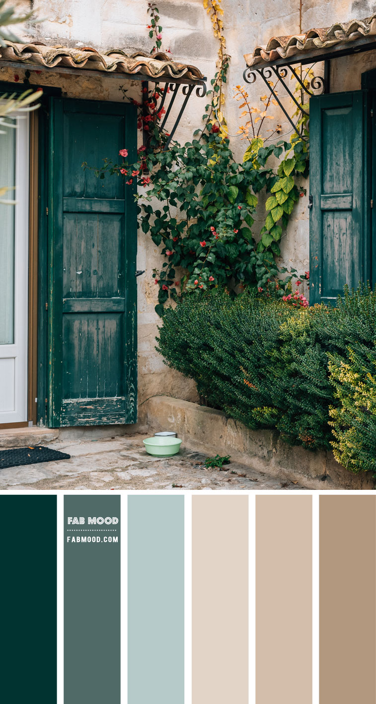 Green and Taupe Colour Scheme – Colour Palette 143