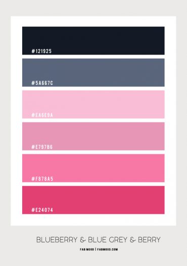 Blueberry, Blue grey and Berry Colour Scheme – Colour Palette 146 1 ...