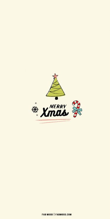 12 Aesthetic Christmas Wallpapers : Minimal Christmas Wallpaper 1 - Fab ...