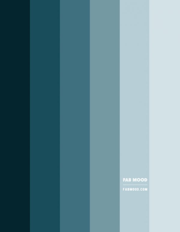 Winter Blue Teal Colour Scheme – Colour Palette 152 1 - Fab Mood ...