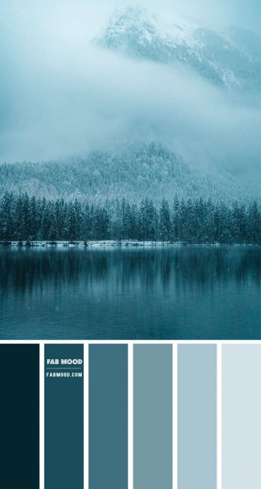 Winter Blue Teal Colour Scheme – Colour Palette 152 1 - Fab Mood ...