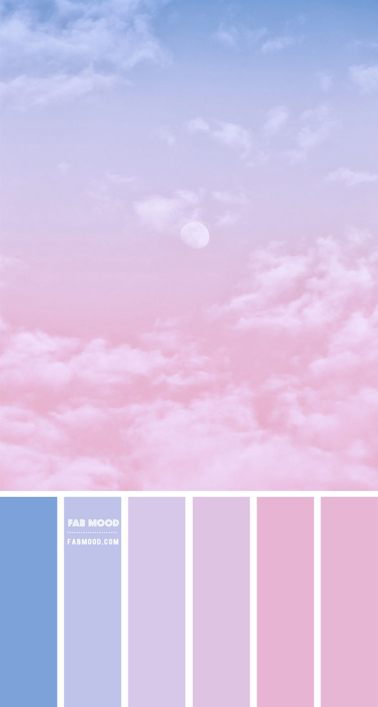 Pastel pink-blue Color Palette