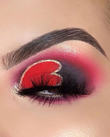 15 Cute Valentine's Day Makeup Ideas 4 - Fab Mood | Wedding Colours ...